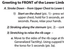 Tactile Greeting  Lower Limbs Exercise Handouts