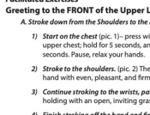 Tactile Greeting  Upper Limbs Exercise Handouts